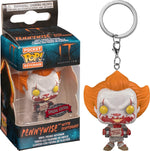 Funko POP! Keychain: It - Pennywise with Skateboard Pocket Keychain Special Edition Exclusive