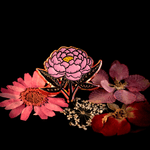 Pink Peony Enamel Pin