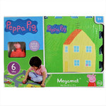 Peppa Pig - 6 Tiles - 28 x 19 Inch - Mega Floor Mat with Vehicle