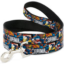 Dog Leash - SUPERMAN Action Blocks White