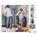 Saturday Evening Post - At the Doctor 1000 Piece Jigsaw Puzzle
