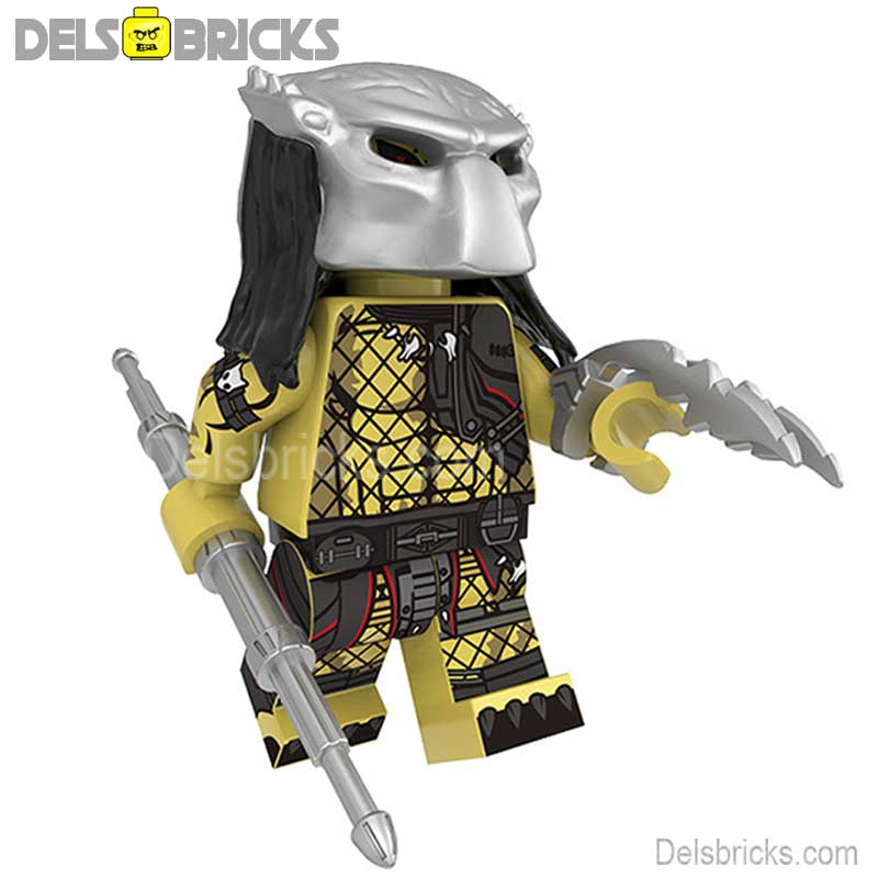 The Predator Golden Yautja Lego Minifigures Custom Toys 3