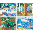 Hello, World! 100 Piece Jigsaw Puzzles 4-Pack