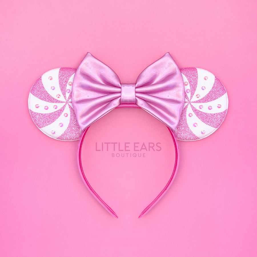 Pink Candycane Ears