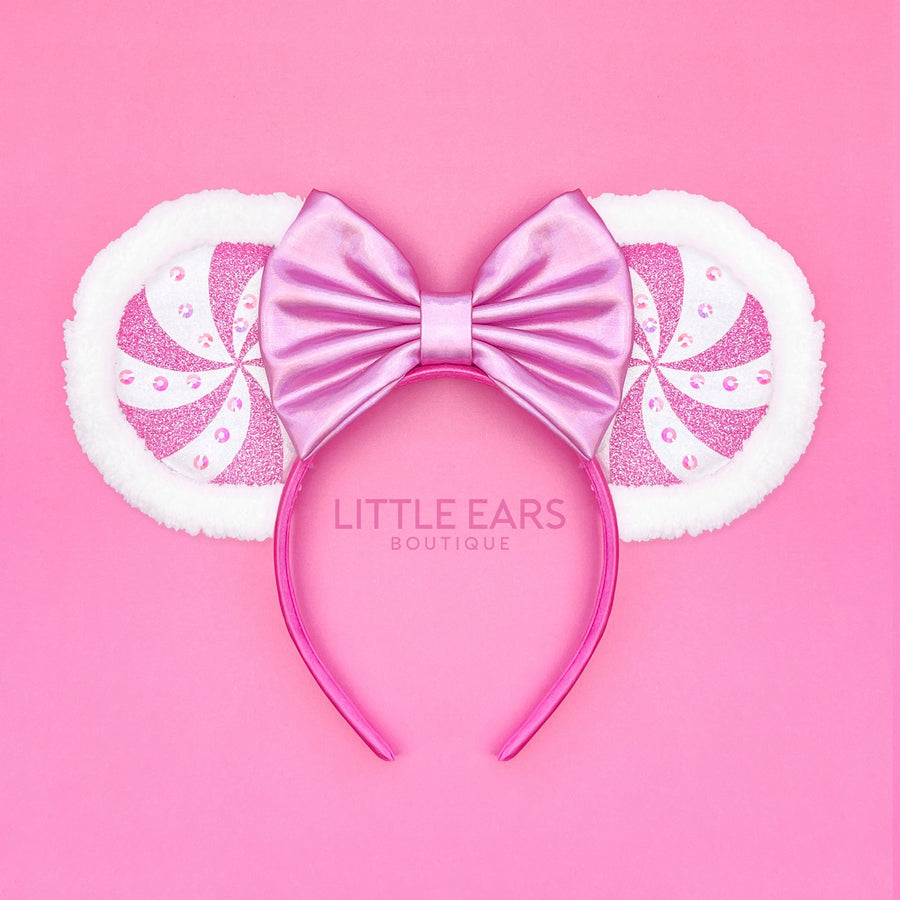 Pink Candycane Ears