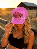 Pink Desert Trucker Hat