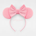 Pink Velvet Mickey Ears