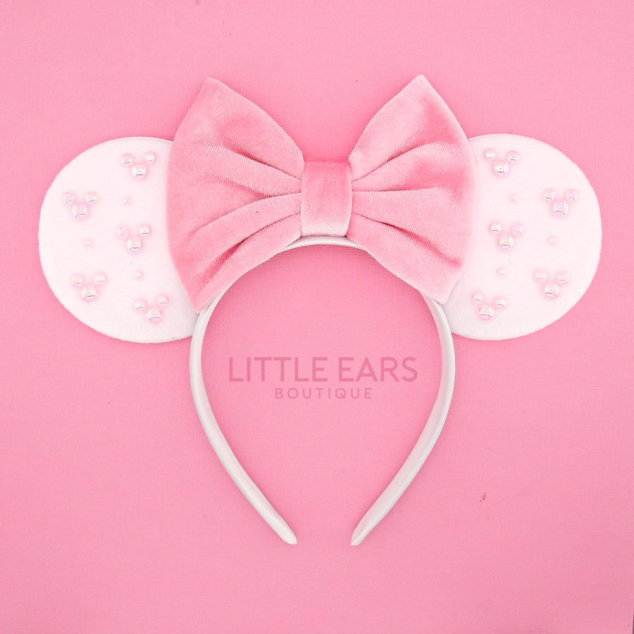 Pink & White Pearls Ears
