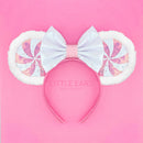 Blue Candycane Mickey Ears