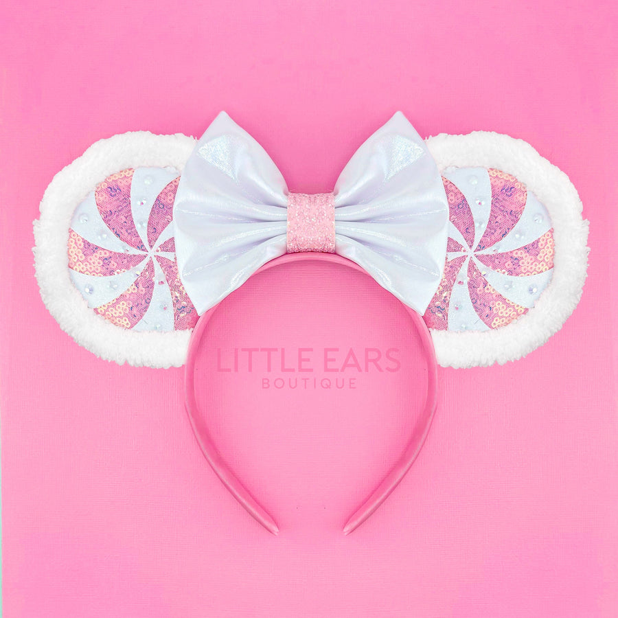 Pink Candycane Ears