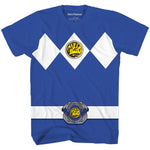 Power Rangers Blue Ranger Costume Adult T Shirt