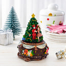 Animated Nutcracker Ballerina Christmas Figurine - Rotating Tree Music Box