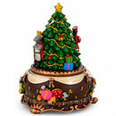 Animated Nutcracker Ballerina Christmas Figurine - Rotating Tree Music Box