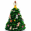 Wind-up Spinning Musical Christmas Tree with Angel Topper