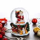 Santa's Chimney Adventure Musical Water Snow Globe