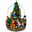 Children Decorating Tree LED Musical Water Snow Globe