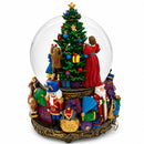 Children Decorating Tree LED Musical Water Snow Globe