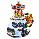 Musical Christmas Figurine with Rotating Motion