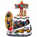 Musical Christmas Figurine with Rotating Motion