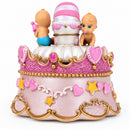 Animated Musical Cradle Babies Figurine - Rotating Nursery Song Music Box