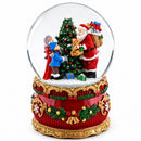 Santa's Gift Giver Musical Snow Water Globe