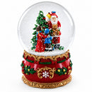 Santa's Gift Giver Musical Snow Water Globe