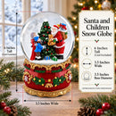 Santa's Gift Giver Musical Snow Water Globe