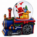 Santa's Train of Gifts Musical Water Snow Globe