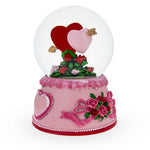 Two Hearts in Love Valentine's Day Musical Water Snow Globe