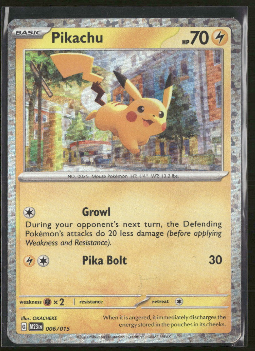 Pikachu - McDonald?s Promos 2023 - 006/015 - Near Mint