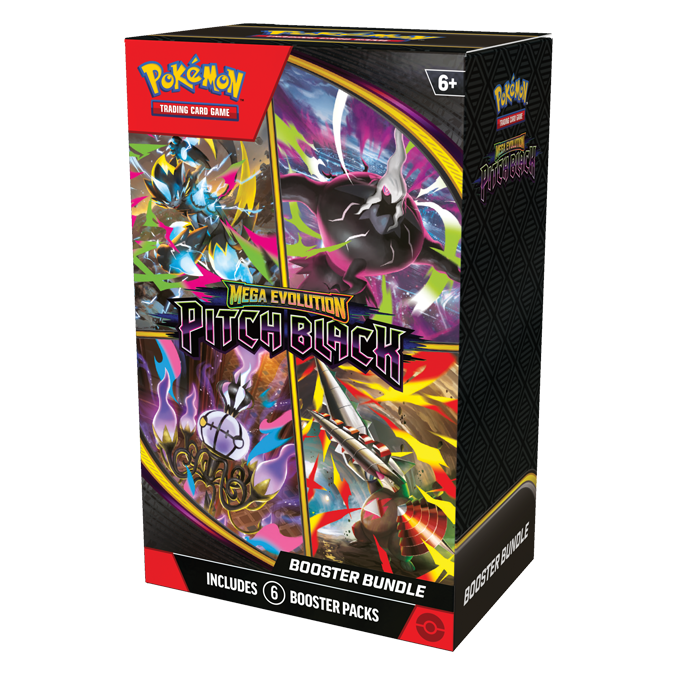Pokemon TCG: Mega Evolution - Pitch Black Booster Bundle (6 Packs)