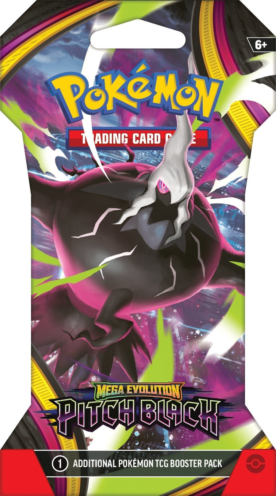 Pokemon TCG: Mega Evolution - Pitch Black Sleeved Booster Pack