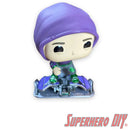 Pop Shelf for Green Goblin | Fits Funko Pop! Green Goblin from Spider-Man No Way Home | Comes with command strip | No drilling or screws