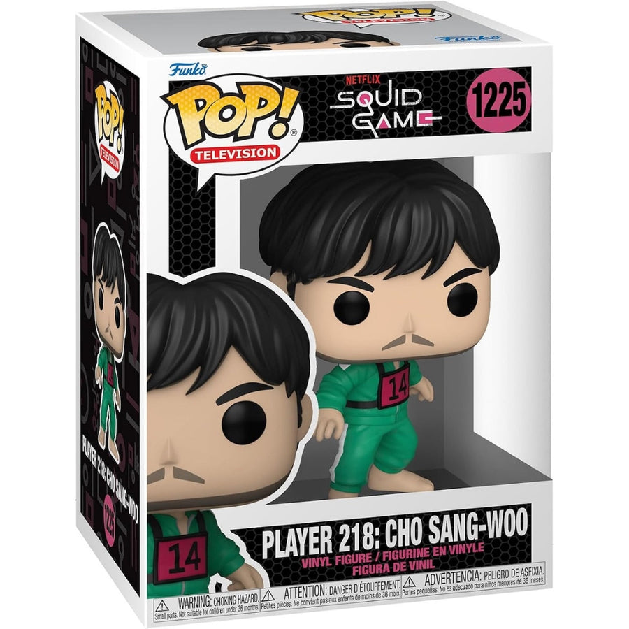 Funko Pop! Television Squid Game Player 218: Cho Sang-Woo #1225 Vinyl Figure
