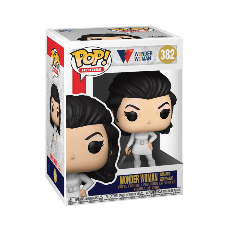 Wonder Woman 80th Anniversary Wonder Woman (Ultra Mod Secret Agent) Funko Pop! Vinyl Figure #382