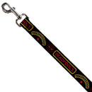 Dog Leash - DEADPOOL'S CHIMICHANGAS and Logo Black/Gold/Red