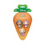 PREORDER (Estimated Arrival Q1 2024) Carrot Pocket POP: Disney- Rapunzel, Ariel, Jasmine 3-Pack Spastic Pops 