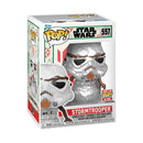 PREORDER (Estimated Arrival Q1 2024) Funko Pop & Tee: Star Wars - Holiday Stormtrooper *Metallic* Adult Boxed Pop! T-Shirt & Pop! Spastic Pops 