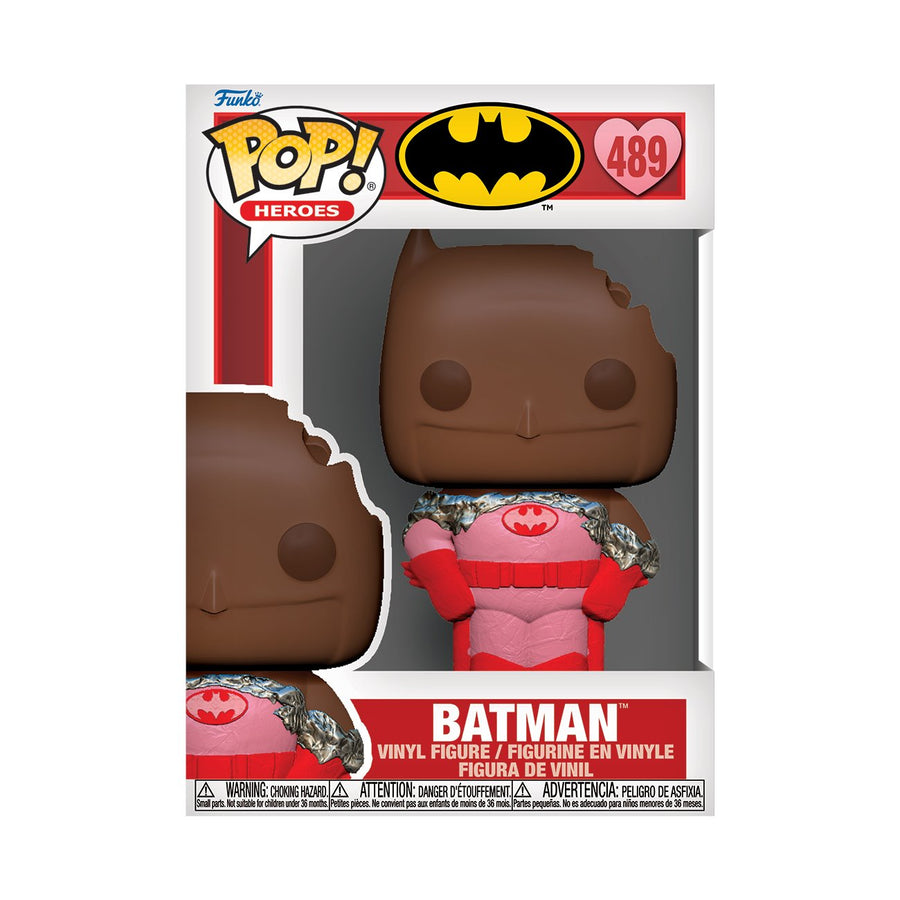 PREORDER (Estimated Arrival Q1 2024) POP Heroes: DC- Batman (Valentines Chocolate Series) Spastic Pops 