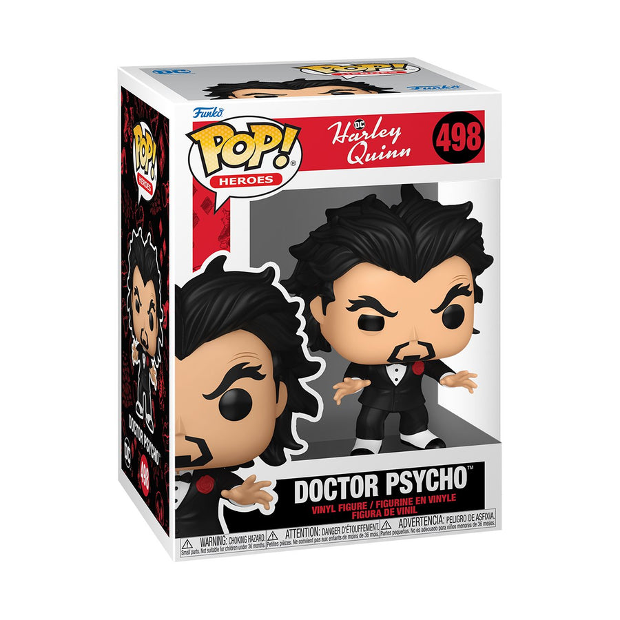 PREORDER (Estimated Arrival Q1 2024) POP Heroes: Harley Quinn, The Animated Series - Doctor Psycho Spastic Pops 