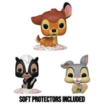 PREORDER (Estimated Arrival Q2 2024) POP Disney: Bambi S2- Bundle of 3 with Soft Protectors Ralphie's Funhouse 
