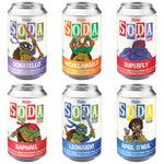 PREORDER (Expected Arrival Q4 2023) Funko Vinyl SODA: TMNT (1:6 Chance at Chase) (Order 6 for a SEALED Case) Spastic Pops Set of 6 