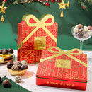Chocolate Gift Tin- Gift Box Tin- Red and Gold
