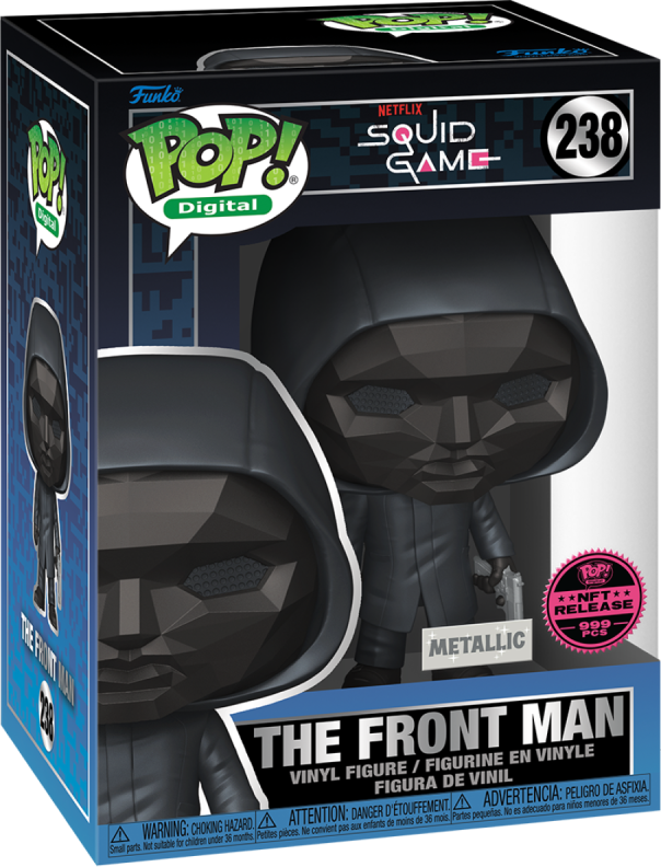 PREORDER (Arrival Q4 2024) SQUID GAME X FUNKO SERIES 1 [Physical Item Only]: Pop! Digital NFT Release LE999 [Grail] THE FRONT MAN #238