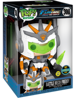 PREORDER (Arrival Q4 2024) FUNKO PRESENTS FUNIME AND COSPLAY SERIES 1 [Physical Item Only]: Pop! Digital NFT Release LE499 [Mythic] BATTLE MECH FREDDY #300 (Glow in the Dark 10-Inch)