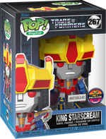 PREORDER (Arrival Q1 2025) TRANSFORMERS X FUNKO SERIES 2 [Physical Item Only]: Pop! Digital NFT Release LE999 [Grail] KING STARSCREAM #267
