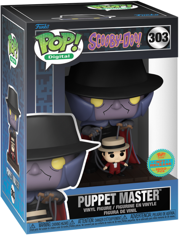 PREORDER (Arrival Q4 2024) SCOOBY-DOO X FUNKO SERIES 2 [Physical Item Only]: Pop! Digital NFT Release LE1900 [Legendary] PUPPET MASTER™ #303