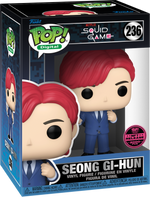 PREORDER (Arrival Q4 2024) SQUID GAME X FUNKO SERIES 1 [Physical Item Only]: Pop! Digital NFT Release LE2000 [Legendary] SEONG GI-HUN #236