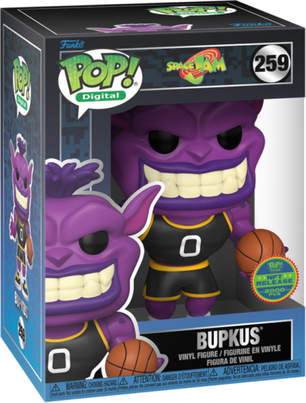PREORDER (Arrival Q4 2024) SPACE JAM X FUNKO SERIES 1 [Physical Item Only]: Pop! Digital NFT Release LE2000 [Legendary] BUPKUS™ #259