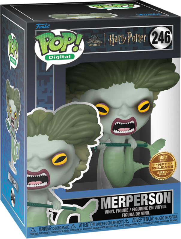 PREORDER (Arrival Q3 2024) HARRY POTTER X FUNKO SERIES 1 [Physical Item Only]: Pop! Digital NFT Release LE2200 [Legendary] Merperson #246